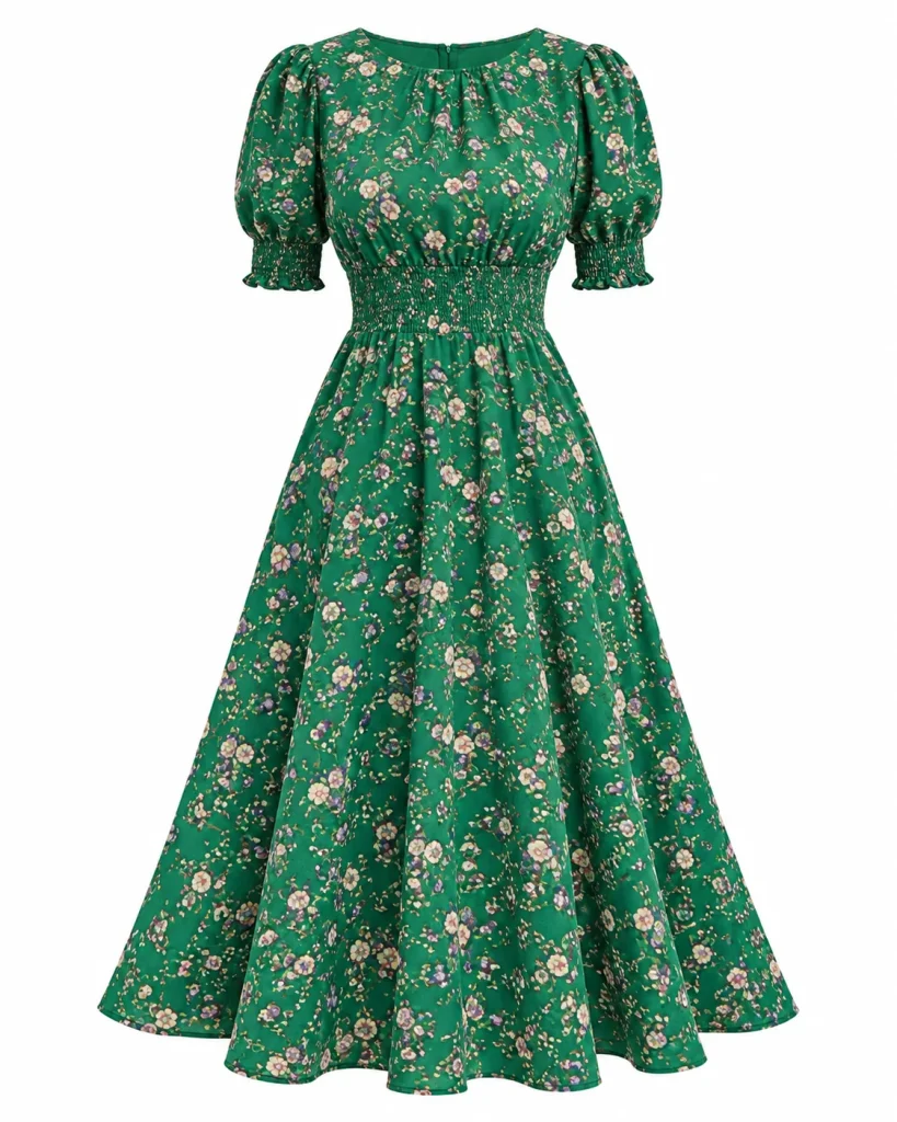Vestido Esmeralda Floral